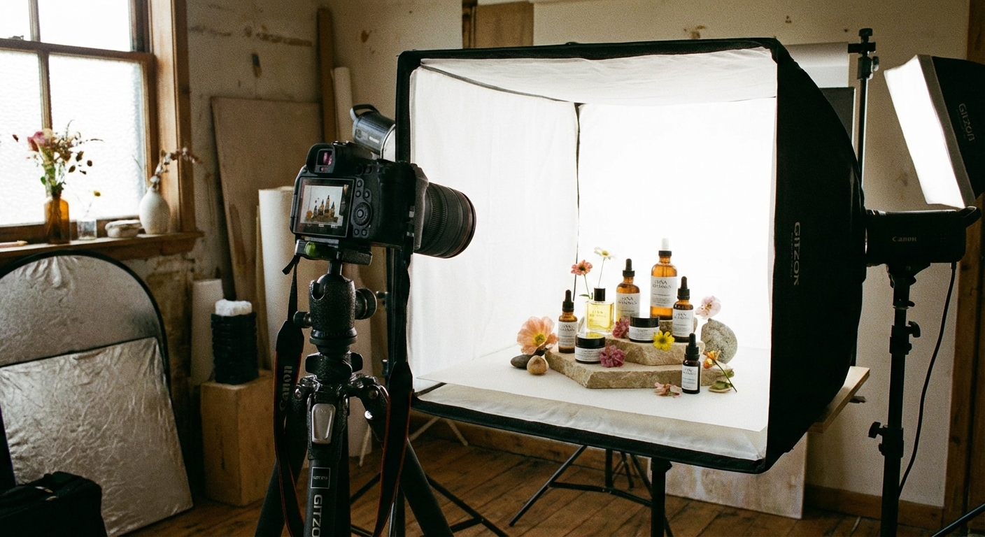 제품 촬영 세팅