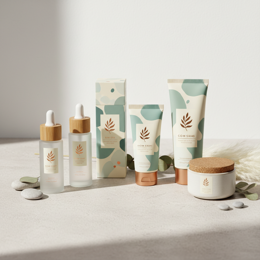 PB 화장품 패키지 디자인 및 완제품